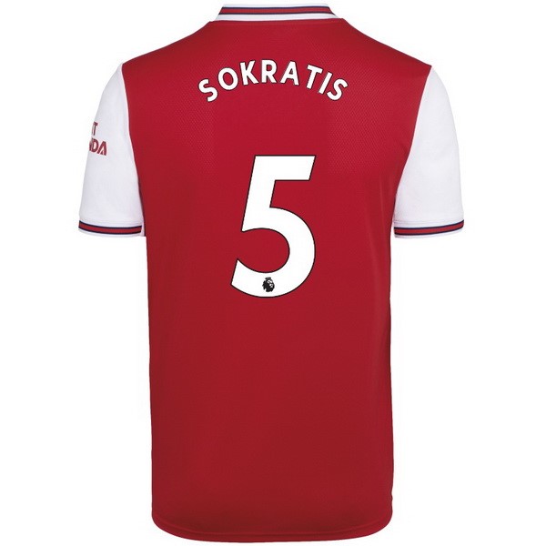 Camiseta Arsenal NO.5 Sokratis 1ª 2019/20 Rojo
